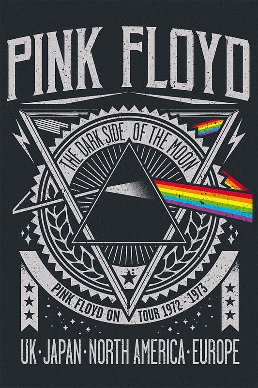 Gothicana By Emp "The Dark Side Of The Moon - Tour 1972" T-Shirt Black By Pink Floyd