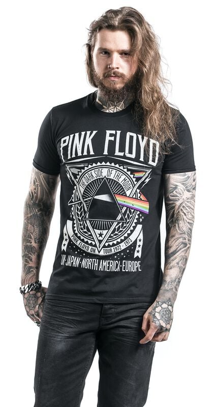 Gothicana By Emp "The Dark Side Of The Moon - Tour 1972" T-Shirt Black By Pink Floyd