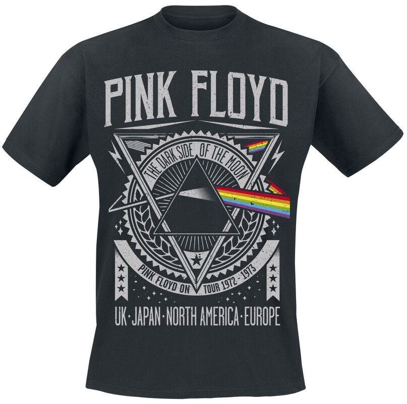 gothicana by emp "The Dark Side Of The Moon - Tour 1972" T-Shirt black by Pink Floyd