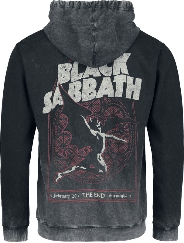 Gothicana By Emp "The End" Hoodie Anthracite By Black Sabbath