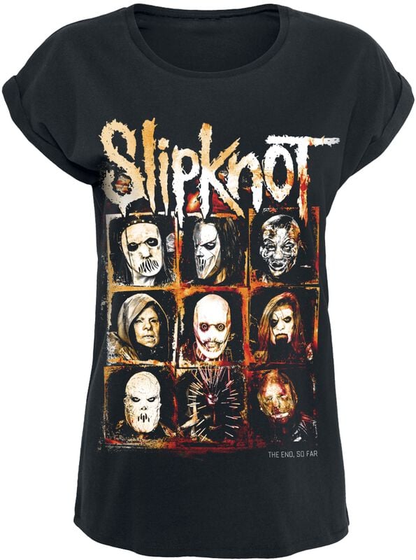 gothicana by emp "The End So Far Group Squares" T-Shirt black by Slipknot
