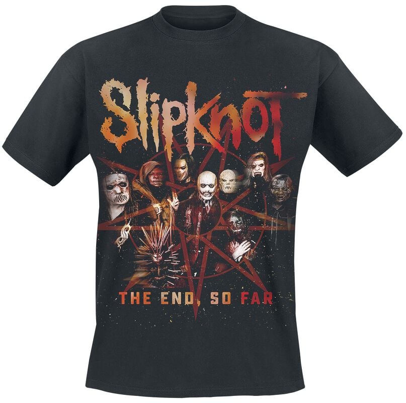gothicana by emp "The End So Far Group Star" T-Shirt black by Slipknot