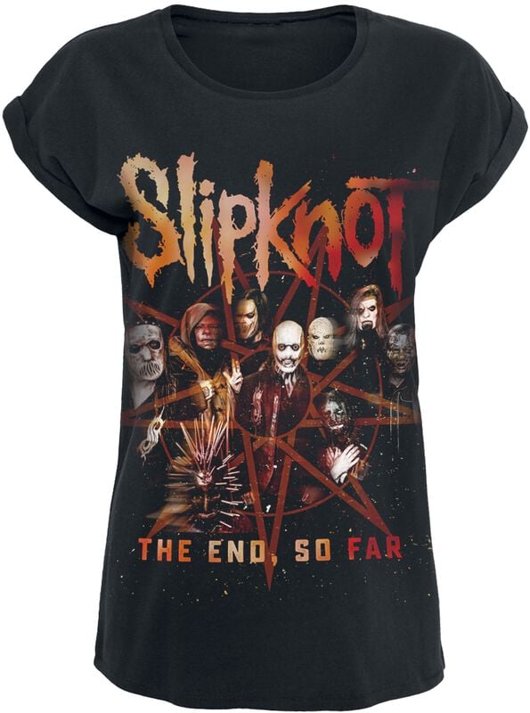 gothicana by emp "The End So Far Group Star" T-Shirt black by Slipknot
