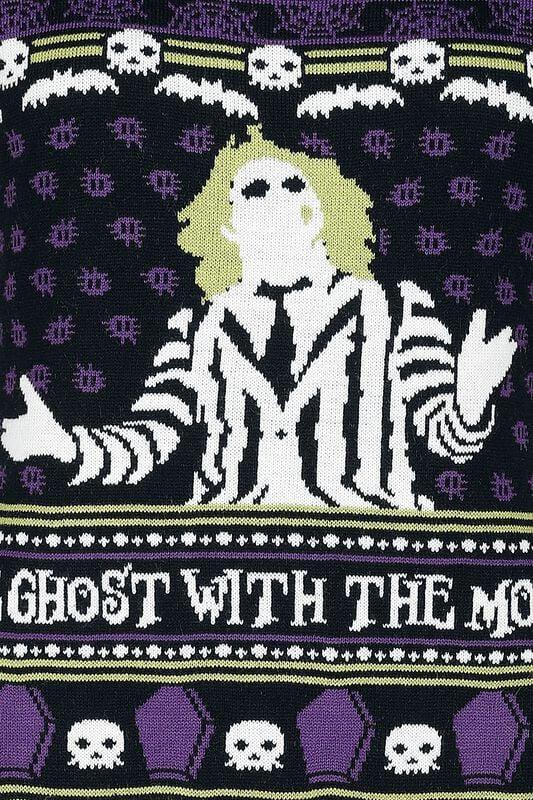 Gothicana By Emp "The Ghost With The Most" Midi Dress Multicolour By Beetlejuice
