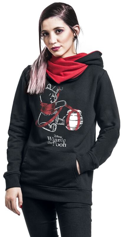 Gothicana By Emp "The Gift" Hoodie Black-red By Winnie The Pooh