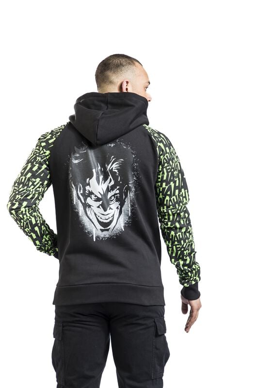 Gothicana By Emp "The Joker - Ha Ha" Hoodie Multicolour By Batman
