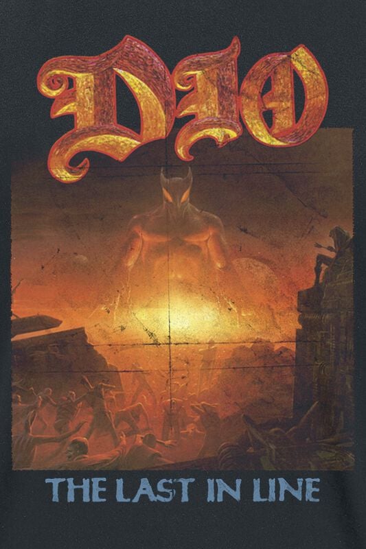 Gothicana By Emp "The Last In Line 40th" T-Shirt Black By Dio