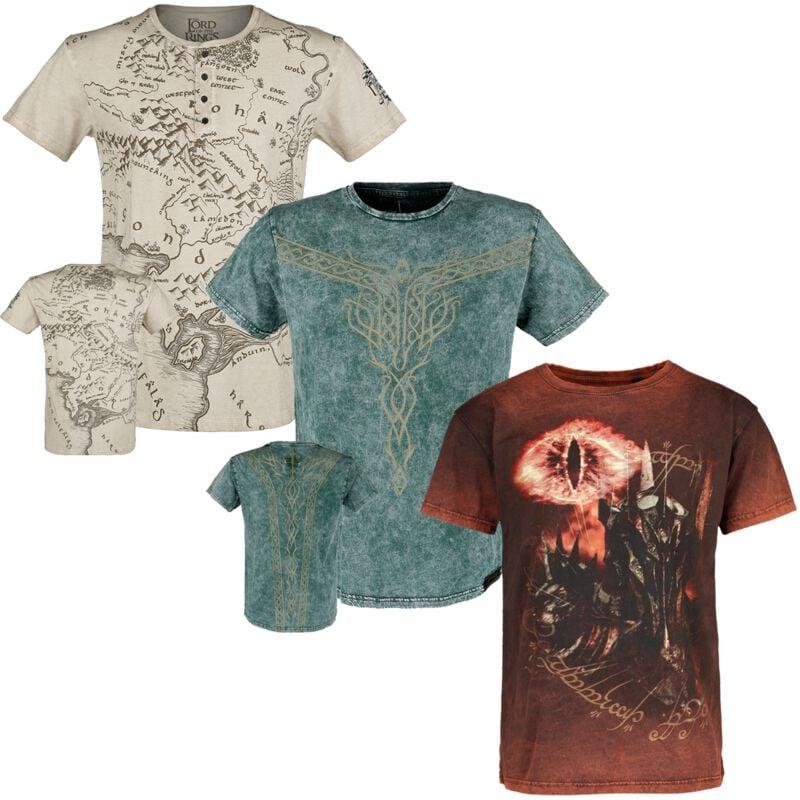 gothicana by emp "The Lord of the Rings - T-shirt Bundle" T-Shirt multicolour by The Lord Of The Rings