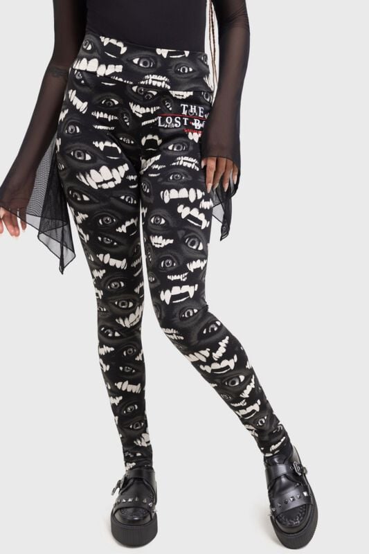 gothicana by emp "The Lost Boys - Leggings" Leggings black-white by Killstar
