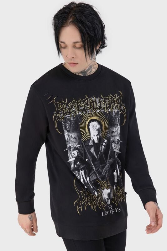 Gothicana By Emp "The Lost Boys - Sleep All Day Shirt" Sweatshirt Black By Killstar