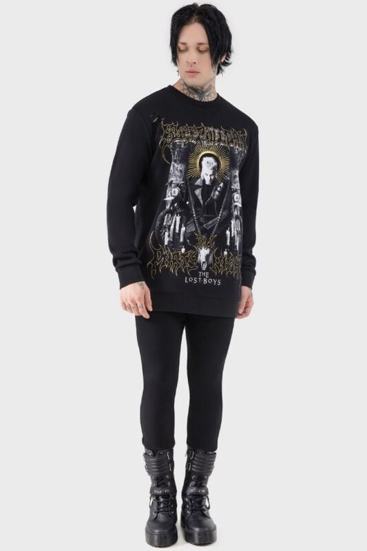 Gothicana By Emp "The Lost Boys - Sleep All Day Shirt" Sweatshirt Black By Killstar