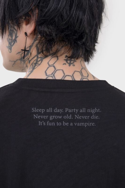 Gothicana By Emp "The Lost Boys - Sleep All Day Shirt" Sweatshirt Black By Killstar