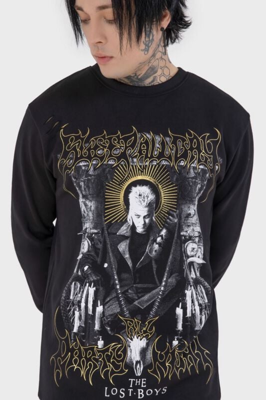 gothicana by emp "The Lost Boys - Sleep All Day Shirt" Sweatshirt black by Killstar