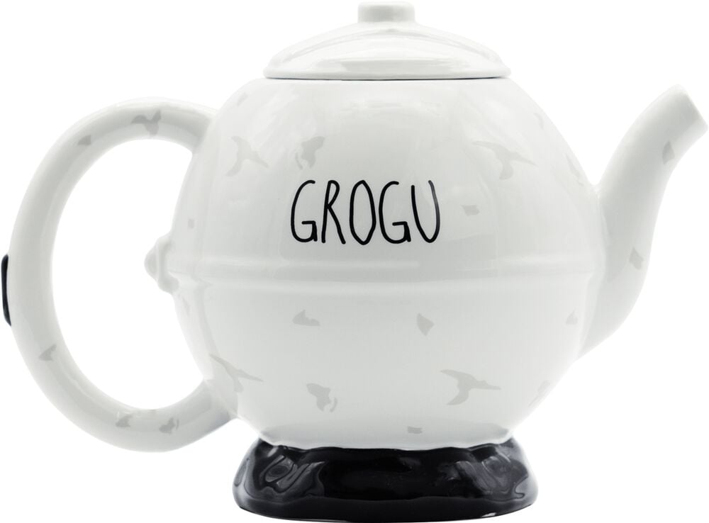 Gothicana By Emp "The Mandalorian - Grogu Spaceship Teapot" Teapot Multicolour By Star Wars