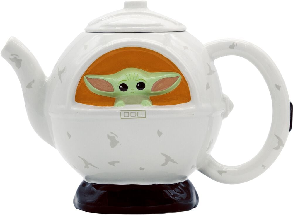 gothicana by emp "The Mandalorian - Grogu spaceship teapot" Teapot multicolour by Star Wars