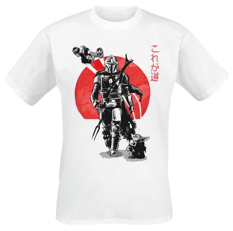 gothicana by emp "The Mandalorian - Ink" T-Shirt white by Star Wars