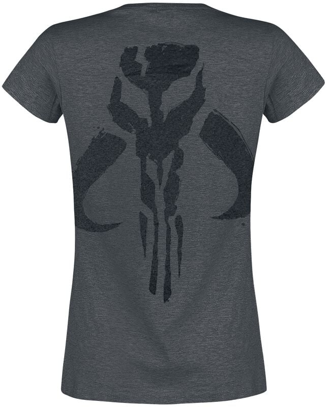 Gothicana By Emp "The Mandalorian - This Is The Way" T-Shirt Graphite By Star Wars