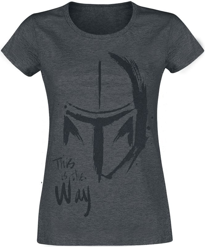 gothicana by emp "The Mandalorian - This Is The Way" T-Shirt graphite by Star Wars