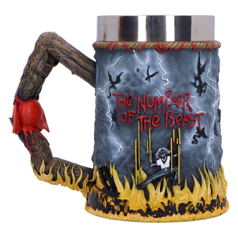 Gothicana By Emp "The Number Of The Beast Tankard" Beer Jug Multicolour By Iron Maiden