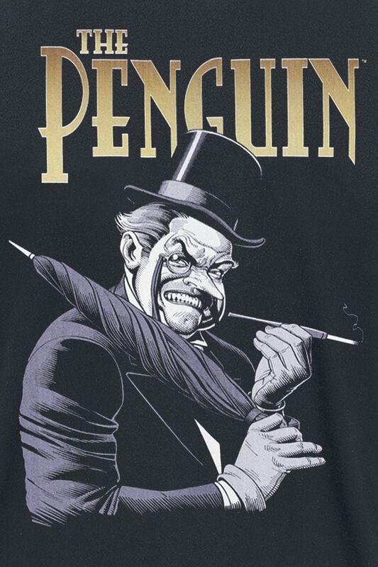 Gothicana By Emp "The Penguin" T-Shirt Black By Batman