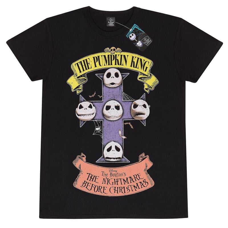 gothicana by emp "The Pumpkin King" T-Shirt black by The Nightmare Before Christmas