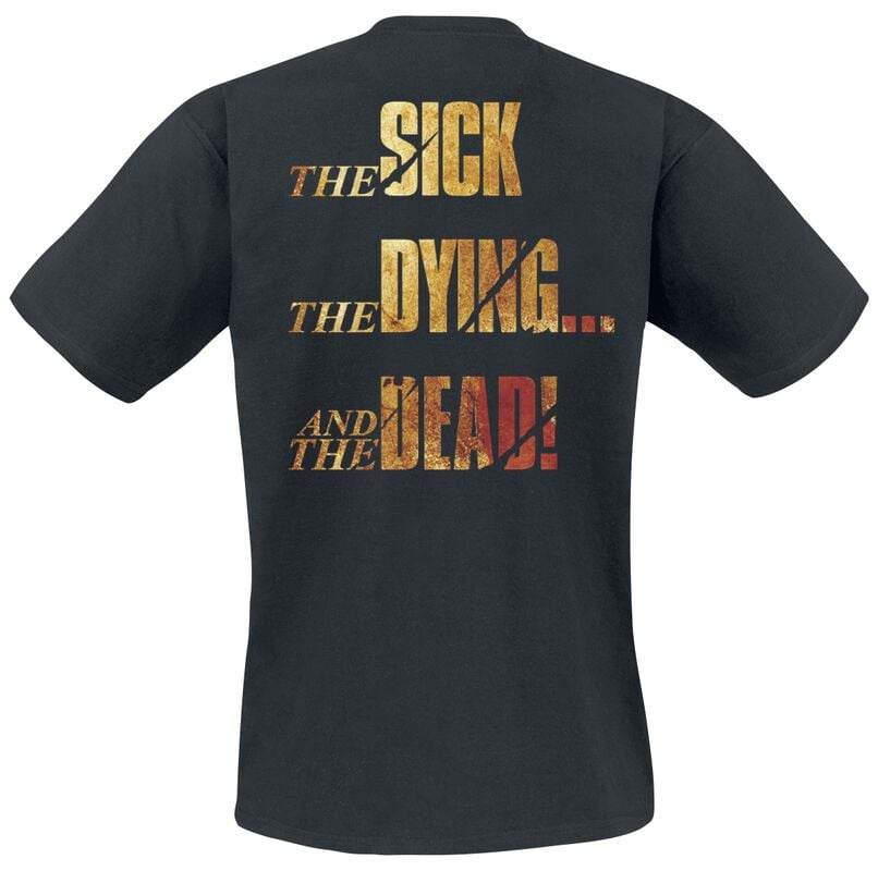 Gothicana By Emp "The Sick The Dying And The Dead " T-Shirt Black By Megadeth