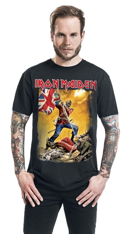 Gothicana By Emp "The Trooper Z2" T-Shirt Black By Iron Maiden