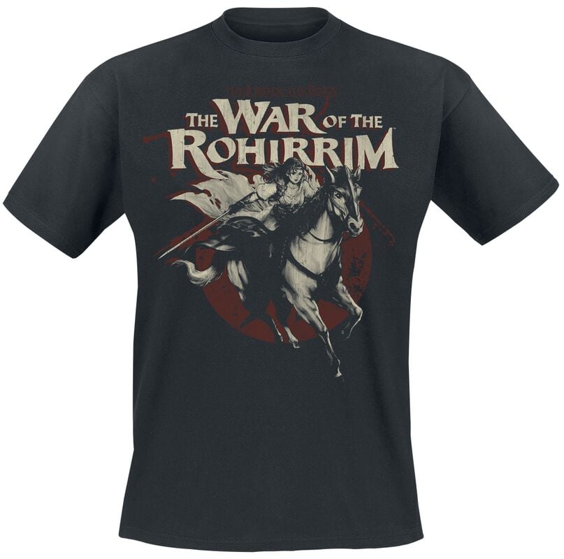 gothicana by emp "The War of the Rohirrim - Hera on horseback" T-Shirt black by The Lord Of The Rings
