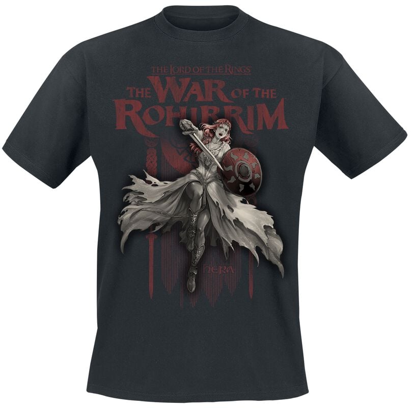 gothicana by emp "The War of the Rohirrim - Hera" T-Shirt black by The Lord Of The Rings