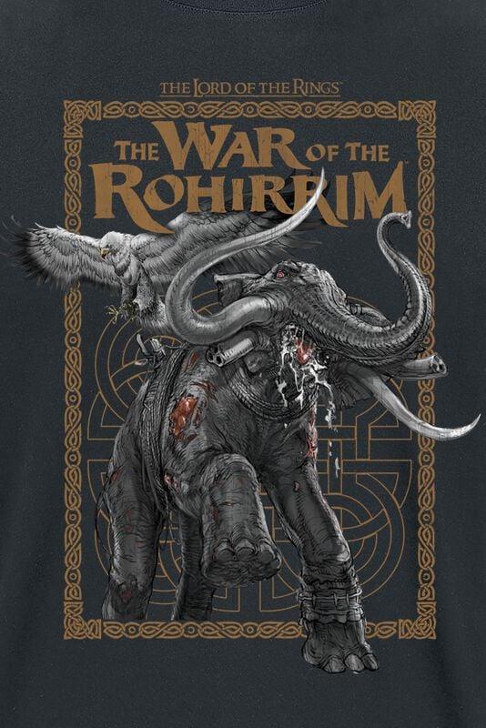 Gothicana By Emp "The War Of The Rohirrim - Rabid Mumak" T-Shirt Black By The Lord Of The Rings
