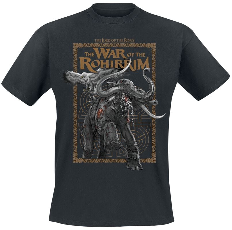 gothicana by emp "The War of the Rohirrim - Rabid Mumak" T-Shirt black by The Lord Of The Rings