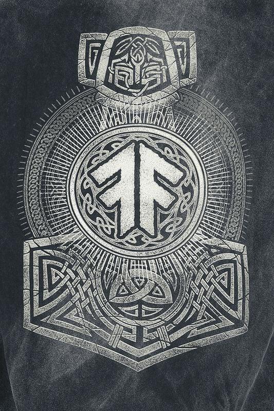 Gothicana By Emp "The Way Of Vikings" T-Shirt Grey By Amon Amarth