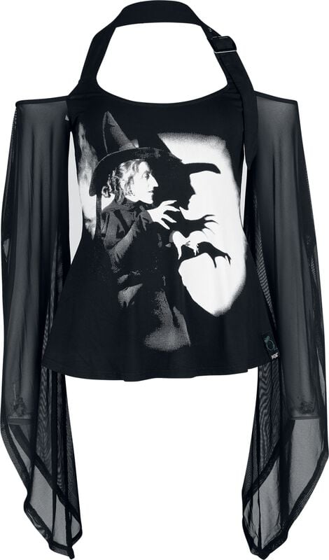 gothicana by emp "The Witch Is dead - Top" Top black by The Wizard Of Oz by Killstar