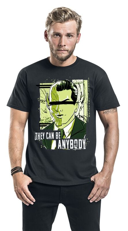 Gothicana By Emp "They Can Be Anybody" T-Shirt Black By Secret Invasion