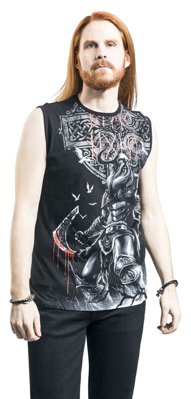 Gothicana By Emp "Think Tank" Tanktop Black By Black Premium By EMP