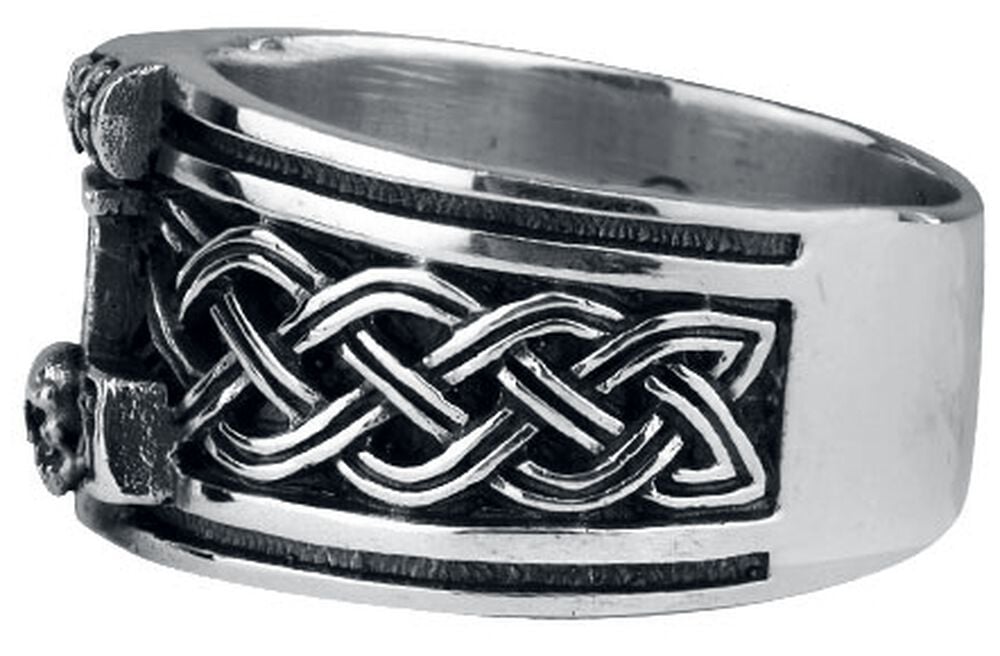 Gothicana By Emp "Thor's Hammer" Ring Silver-coloured By EtNox Hard And Heavy