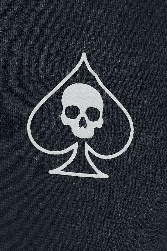 Gothicana By Emp "Through The Glass" Long-sleeve Shirt Dark Grey By Rock Rebel By EMP