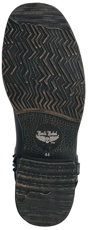 Gothicana By Emp "Thunder Road" Boot Black By Rock Rebel By EMP
