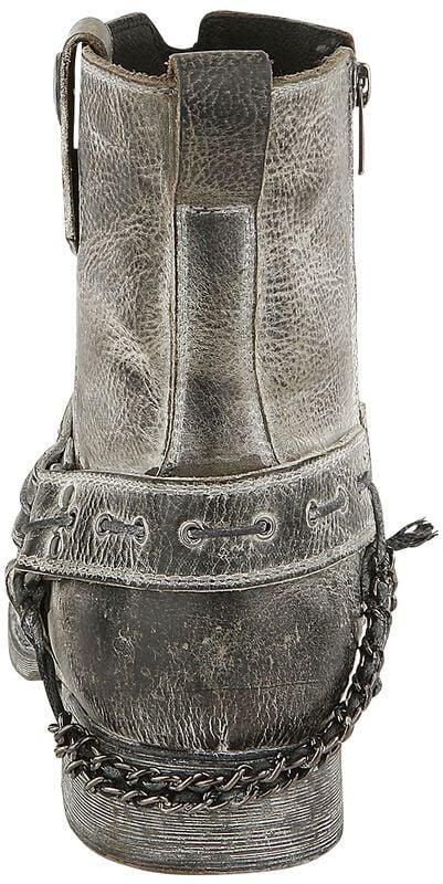 Gothicana By Emp "Thunder Road" Boot Grey By Rock Rebel By EMP