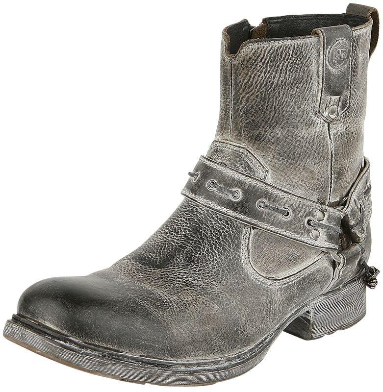 gothicana by emp "Thunder Road" Boot grey by Rock Rebel by EMP