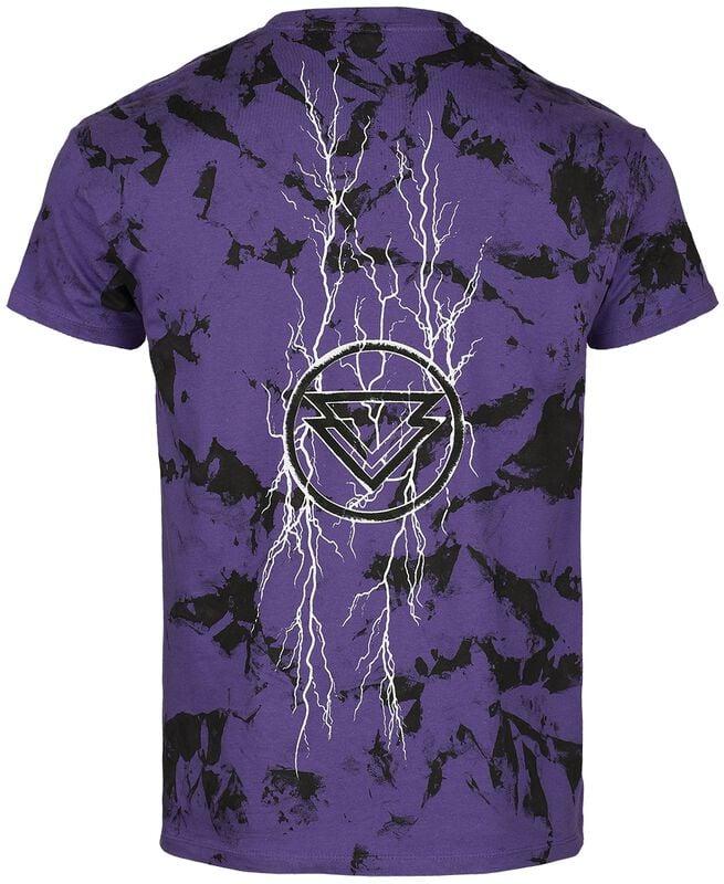 Gothicana By Emp "Thunder" T-Shirt Purple-black By The Ghost Inside