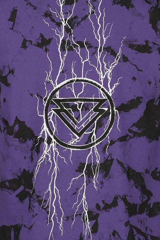 Gothicana By Emp "Thunder" T-Shirt Purple-black By The Ghost Inside
