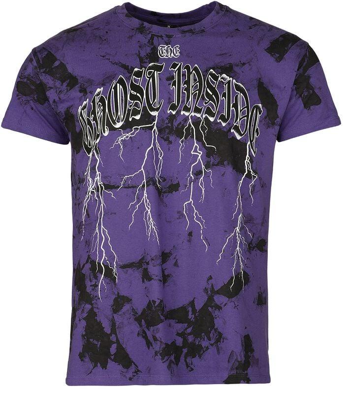 gothicana by emp "Thunder" T-Shirt purple-black by The Ghost Inside