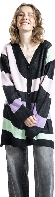 Gothicana By Emp "Tidal Cardigan" Cardigan Black-multicolour By Innocent