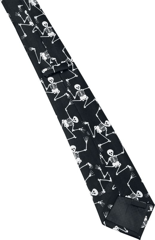 gothicana by emp "Tie – Mexican Skeletons" Tie black by Rock Daddy