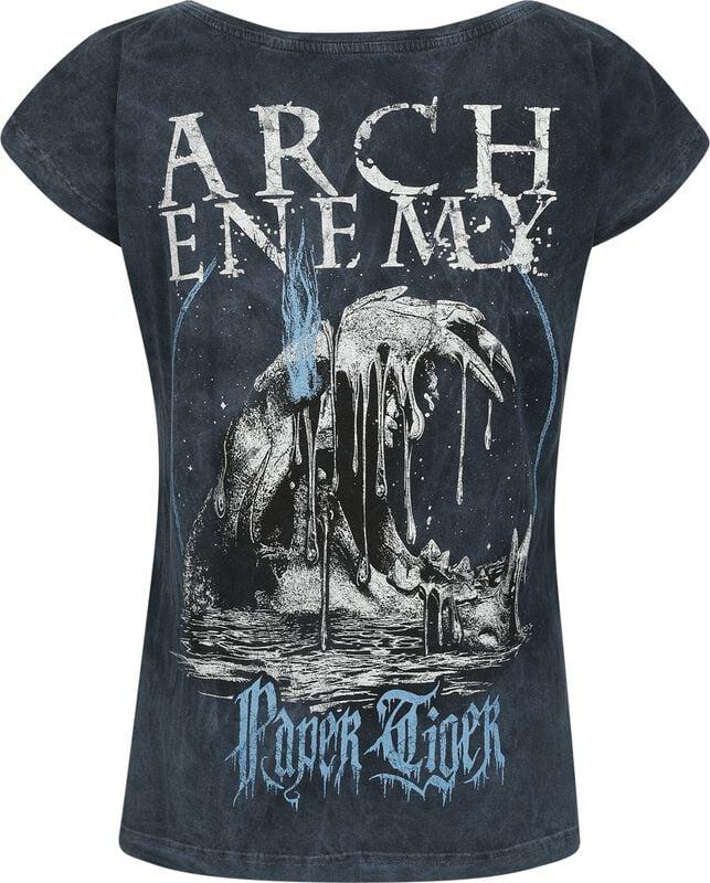 Gothicana By Emp "Tiger Roar" T-Shirt Blue By Arch Enemy
