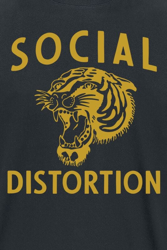 Gothicana By Emp "Tiger" T-Shirt Black By Social Distortion