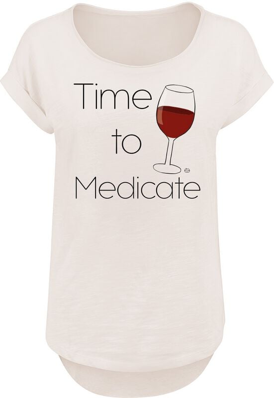 gothicana by emp "Time To Medicate" T-Shirt sand by Goodie Two Sleeves