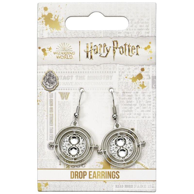 Gothicana By Emp "Time Turner" Earring Silver-coloured By Harry Potter