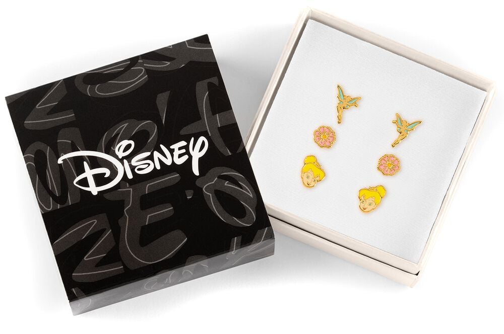 Gothicana By Emp "Tinkerbell" Earring Set Gold-coloured By Peter Pan